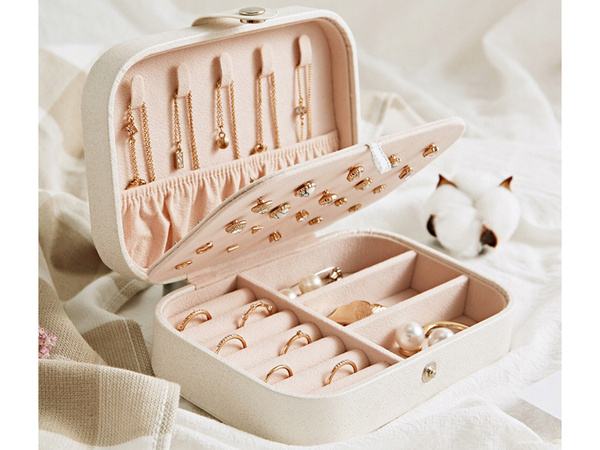 Skrynios organizatorius papuošalų dėžutė elegantiška erdvi dėžutė