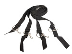 ESPOSAS BDSM CAMA ARNÉS CONJUNTO PARA PAREJAS CORREAS AJUSTABLES NEGRO