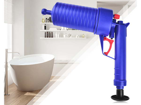 Pistola desatascadora wc empujador topo
