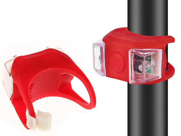 Luces led bicicleta delantera trasera 2 uds