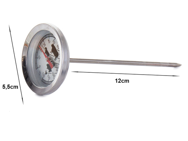 Termómetro para carne ahumador de jamón