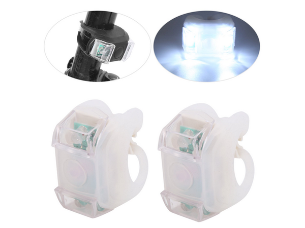 Led velosipēdu apgaismojums priekšējais aizmugurējais 2 gab.