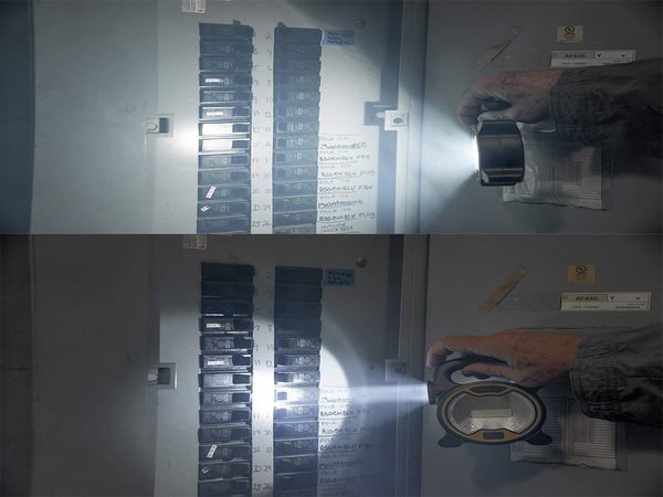 Võimas led cob töökoda taskulamp halogeeni hoidikuga patareide jaoks