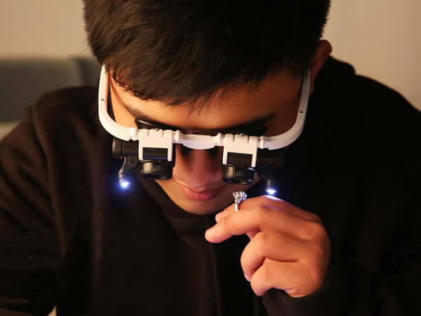 Kellameistri suurendusklaas remont 8x 23x led