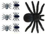 Halloween spider 4 pcs large decoration spooky