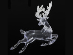Reindeer christmas tree pendant glitter christmas decorations