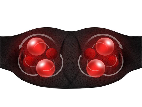Ceinture de massage pour le dos ceinture de massage pour le corps coussin de relaxation shiatsu