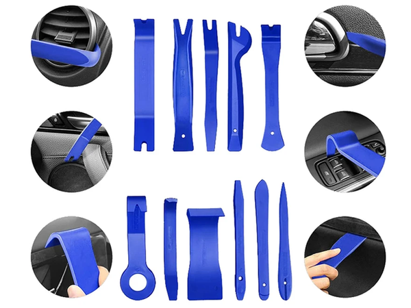 Sada sťahovákov na čalúnenie otvárače páky kľúče kryt 11 kusov