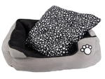 Pat de câine pluș pat de pat cu pull-out perna moale confortabil