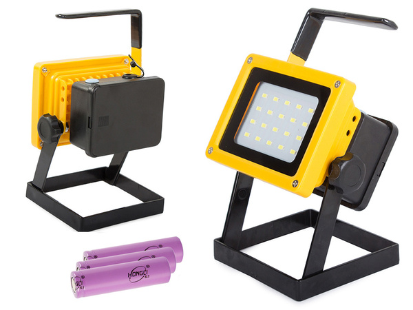 Halogenlampe tragbar led 20 smd 30w wiederaufladbar batterie