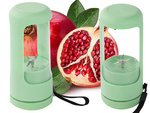 Hordozható USB-smoothie-keverő, vezeték nélküli jégaprító, nyakpánttal
