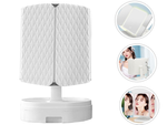 Espejo maquillaje led cosmetico iluminado espejo plegable de aumento