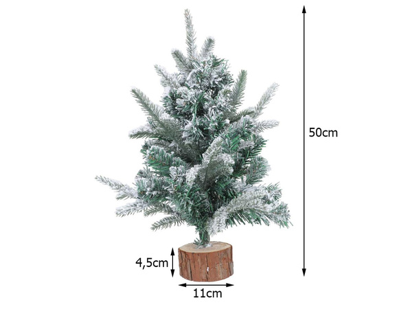 Umetno božično drevo sneg majhen 50cm namizna dekoracija