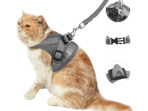 Soft soft strong reflector xs pressureless walking harness for dog cat rabbit soft strong reflector xs