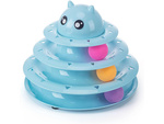 Juguete para gato torre interactiva 3 bolas