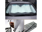 Sun visor for the front rear window of a car mat