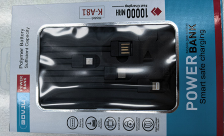 BATTERIE EXTERNE K-A81 NOIRE (100)