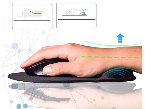 Egérpad csukló alatt ergonomikus gél memória