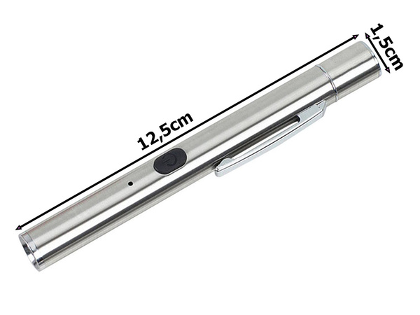 Led zseblámpa uv reflektor toll mágnes usb teszter
