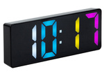 DIGITÁLNÍ BUDÍK ELEKTRONICKÝ TEPLOMĚR BAREVNÝ BUDÍK DATUM SNOOZE