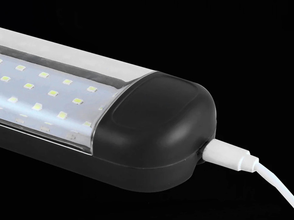 Močna delavnica svetilka 48 vodila cob usb kavelj magnet za polnjenje