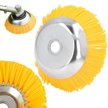 Pļēšanas sukas bruģakmens tīrīšanai nylon sukas 200mm