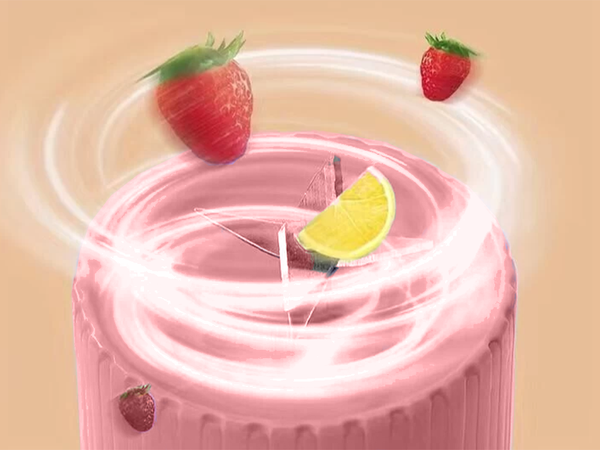 Portable USB wireless smoothie blender, cocktail mixer