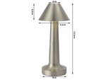 Bedroom table night light touch lamp 3 step wireless