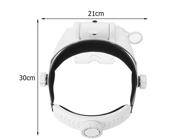 Caur priekšējiem lukturiem brilles 3 led lēcas 13x