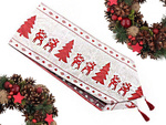 Camino de mesa de navidad mantel de navidad víspera de navidad