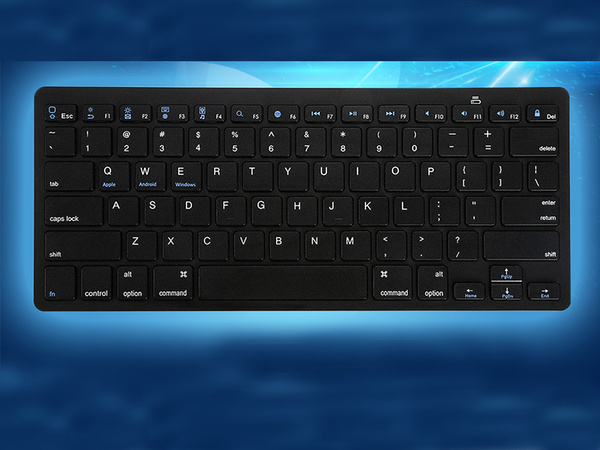 Bezdrátová bluetooth klávesnice pro pc ipad mac malá štíhlá nízkoprofilová