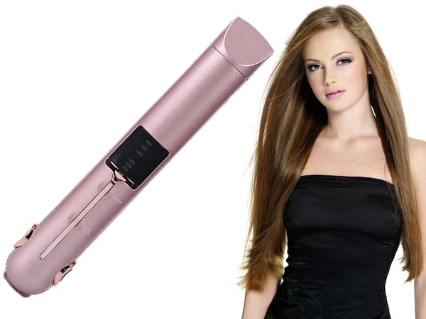 Haarglätter keramik lcd 2in1 temperaturregler power bank