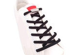 Non-tied shoe laces flexible rubber