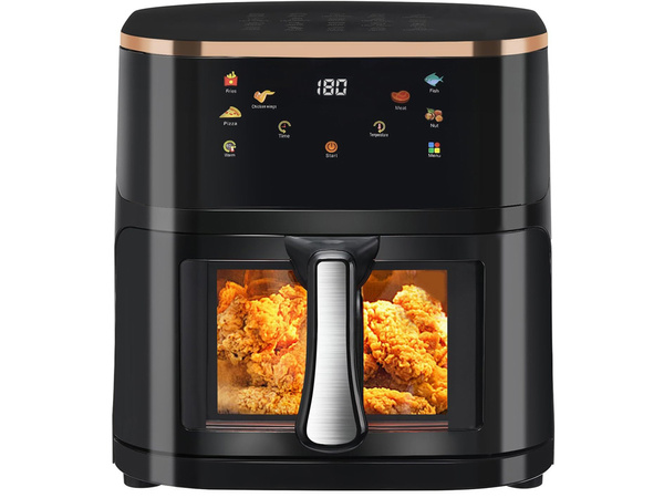 Friteuse sans huile friteuse air fryer grande capacité 1400 w 10 l
