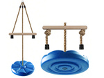 Children's round disc garden swing rope strong