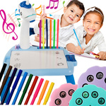 Rétroprojecteur table de dessin tableau blanc marqueurs pour enfants marqueurs