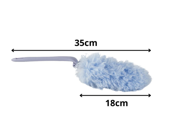 Microfibre dusting brush for dust, dirt and cobwebs, 35 cm