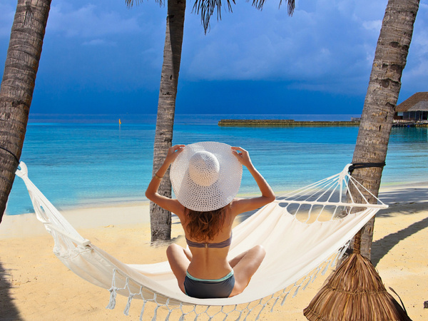 Turistická houpací síť velká boho střapec houpačka pro dvě osoby 200x150