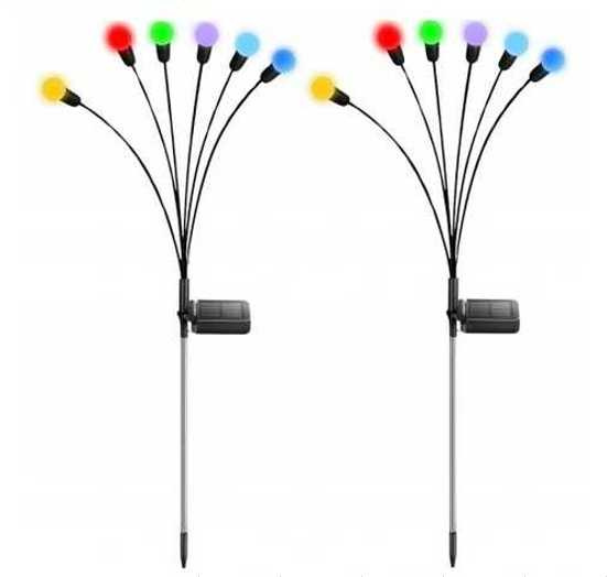 LAMPĂ DE GRĂDINĂ 2 BUC RGB 70 CM (60)