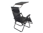 Chaise de plage pliante zero gravity 2in1 chair with canopy