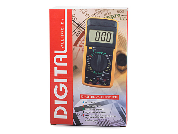 Digital multimeter current meter dt9205a lcd cyfra