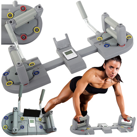 Tabla ejercicio flexiones plataforma flexiones cronómetro multifunción