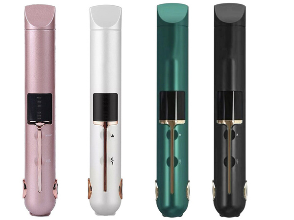 Hair straightener ceramic lcd 2in1 adjustable