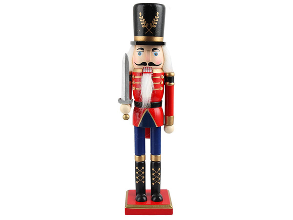 Nutcracker kareivis dewniany dekoratyvinė kalėdinė figūrėlė dovana