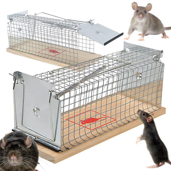Trampa humana para ratas jaula metálica grande xl