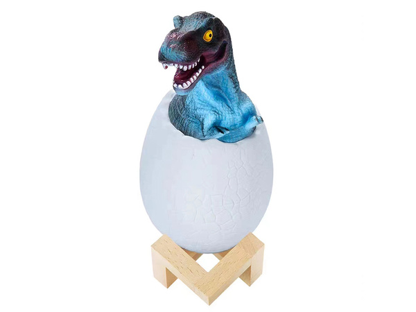 Luz nocturna dinosaurio tiranosaurio huevo rgb led huevo luz para niños
