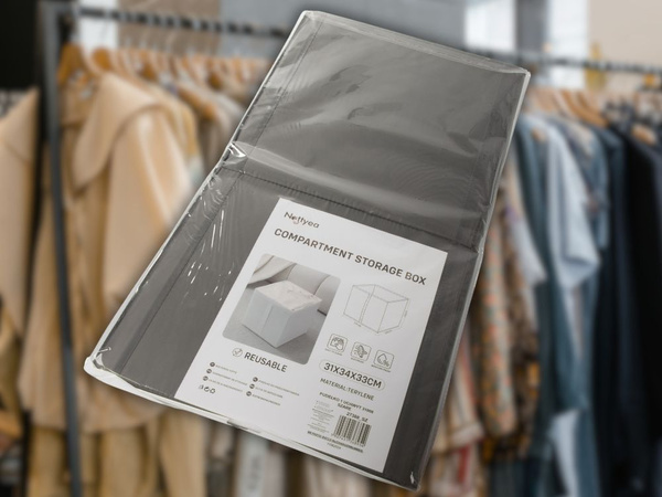 Organizér box na oděvy prádla šatní skříň kontejner velký