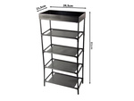 Shoe shelf shoe organiser cabinet stand shelf 5 shelves for the bathroom