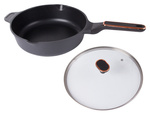 Casserole poêle avec couvercle 4.2l induction