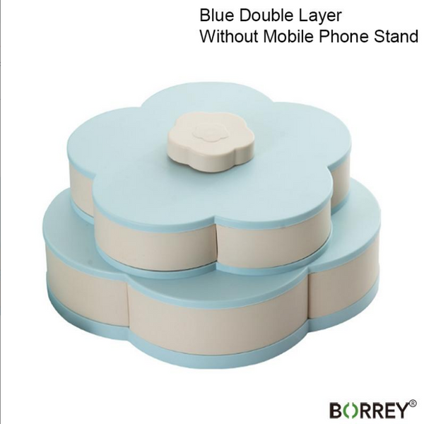 Rotating 2-in-1 candy jewellery organiser with phone holder